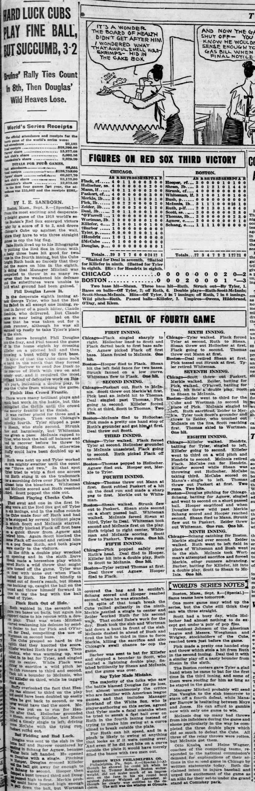 1918 World Series game 4