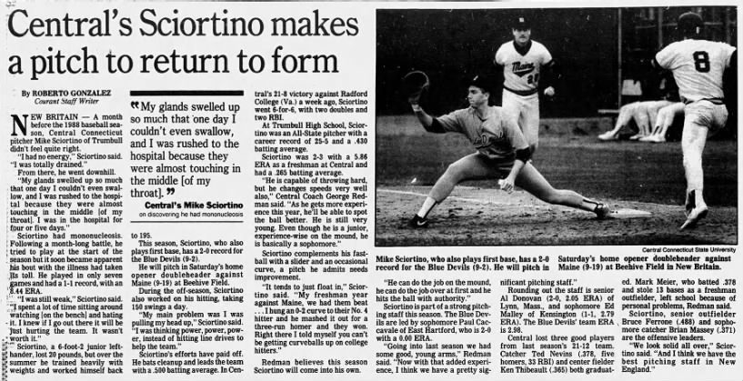 Mike Sciortino - March 31, 1989