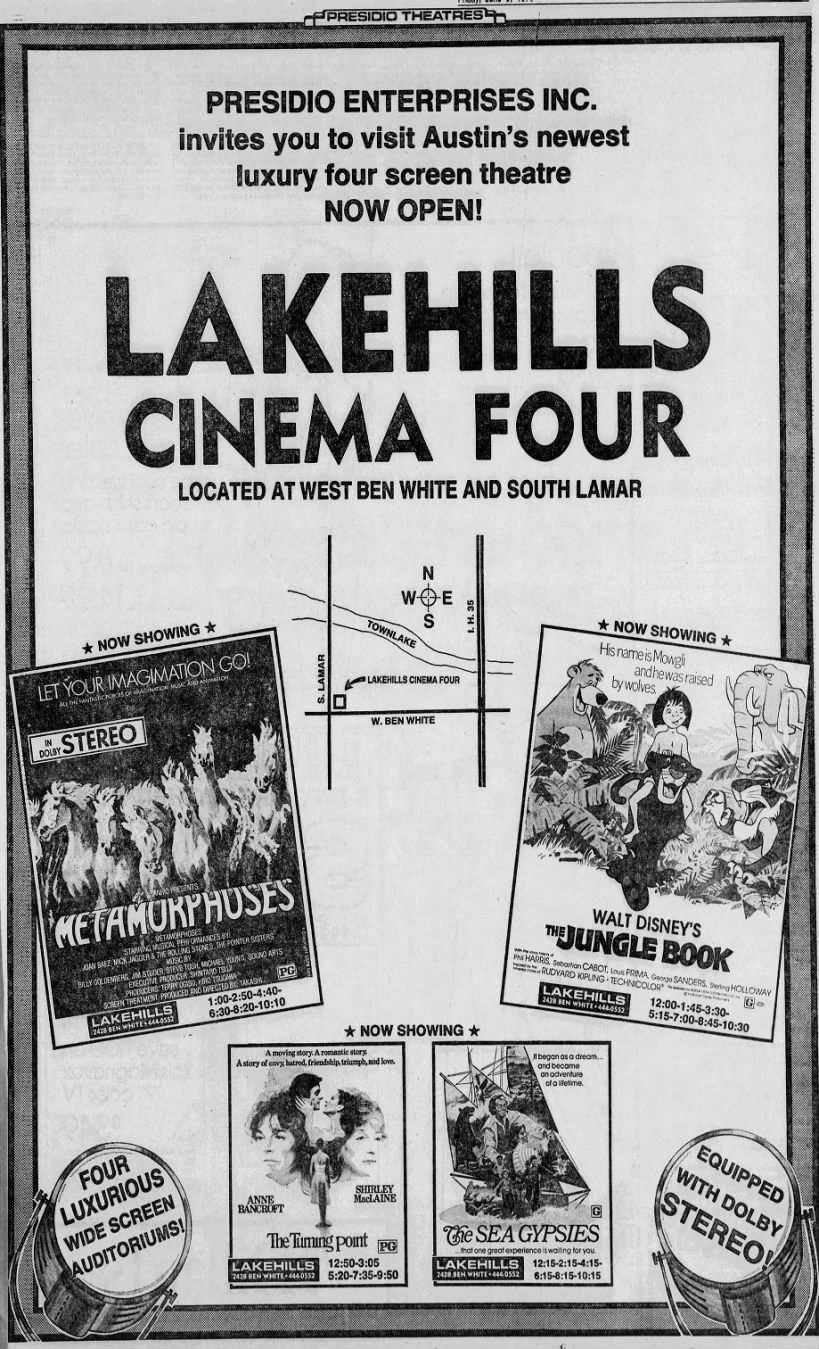 Lakehills Cinema Four opening
