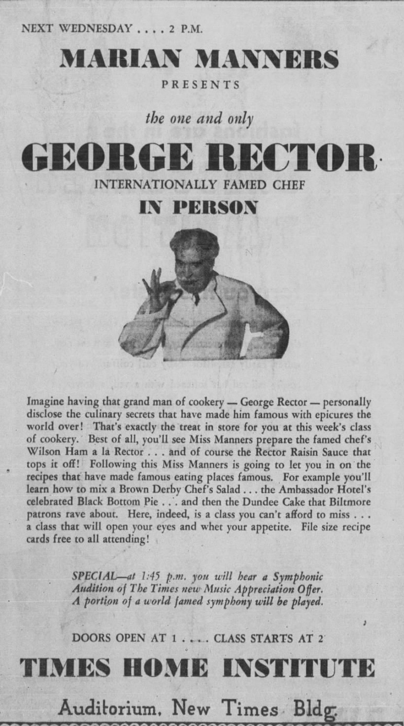 George Rector gives the "OK" sign (1939).