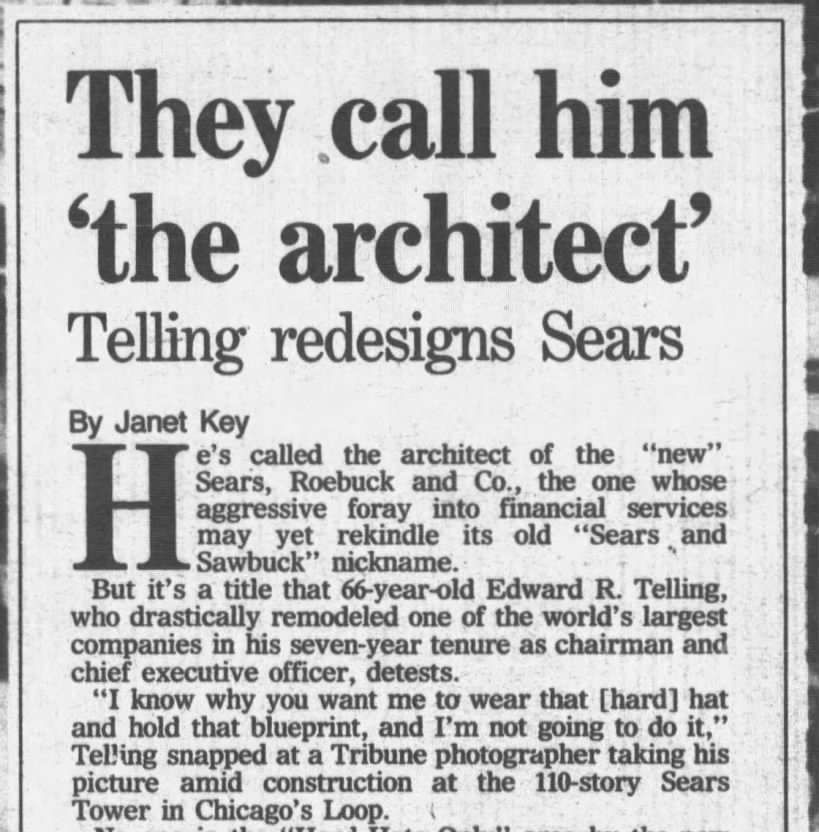 Sears and Sawbuck nickname (1985).