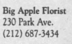 Big Apple Florist (1998).