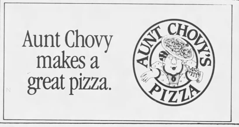 Aunt Chovy pun (1988).