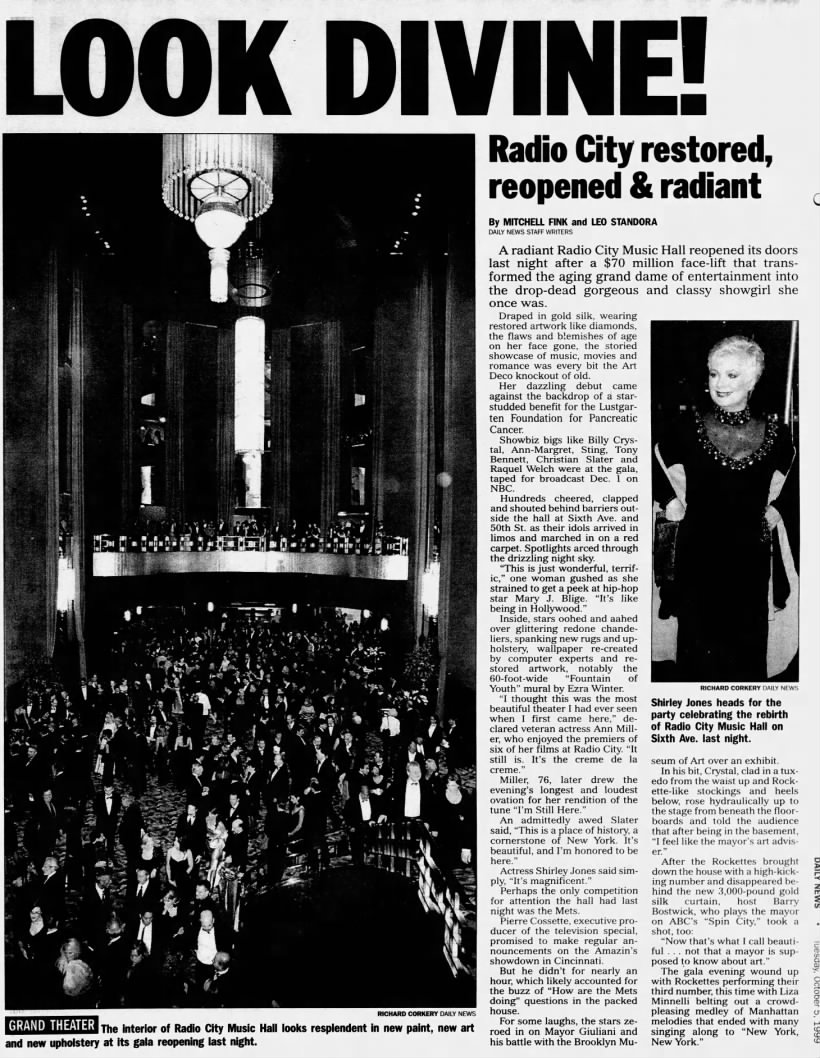 Look Divine! Radio City restored, reopened & radiant