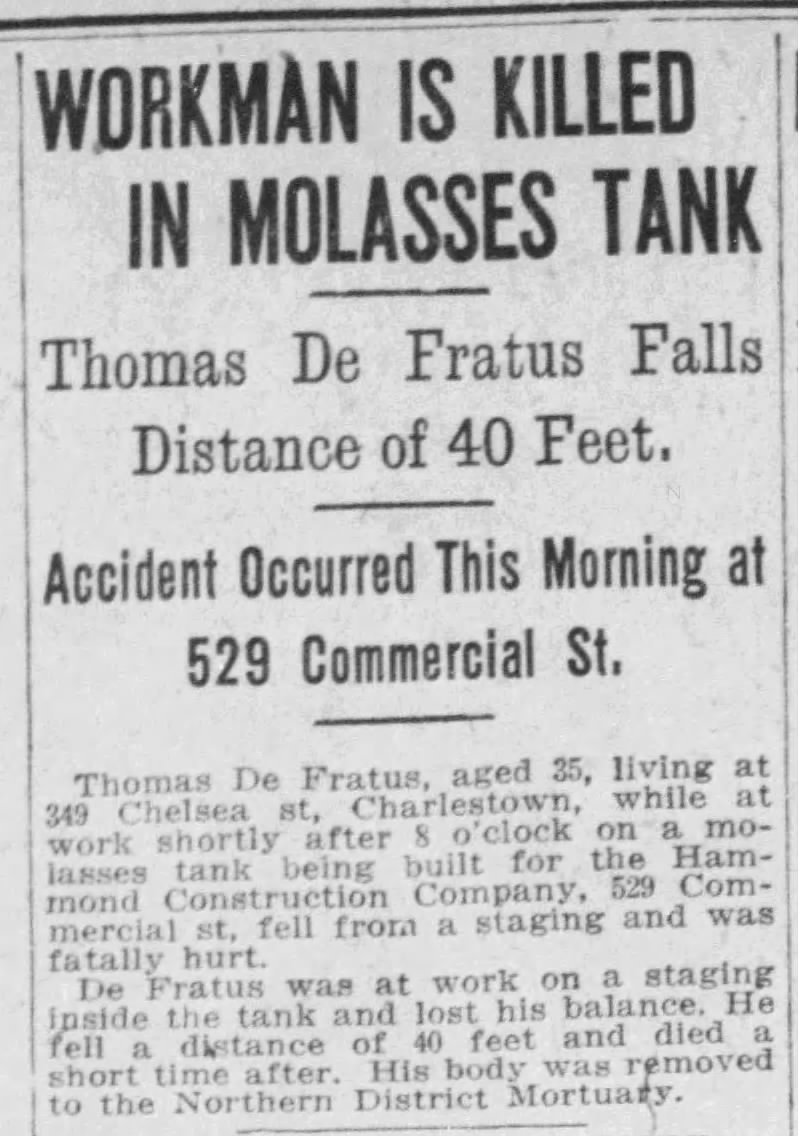 Construction of Molasses Tank