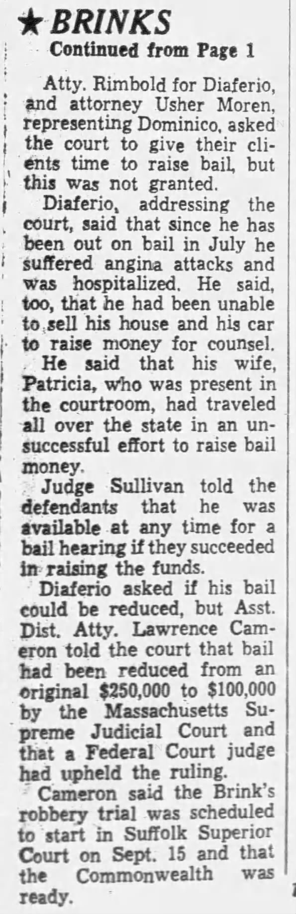 Sonny can't make bail (21 Aug 1969)