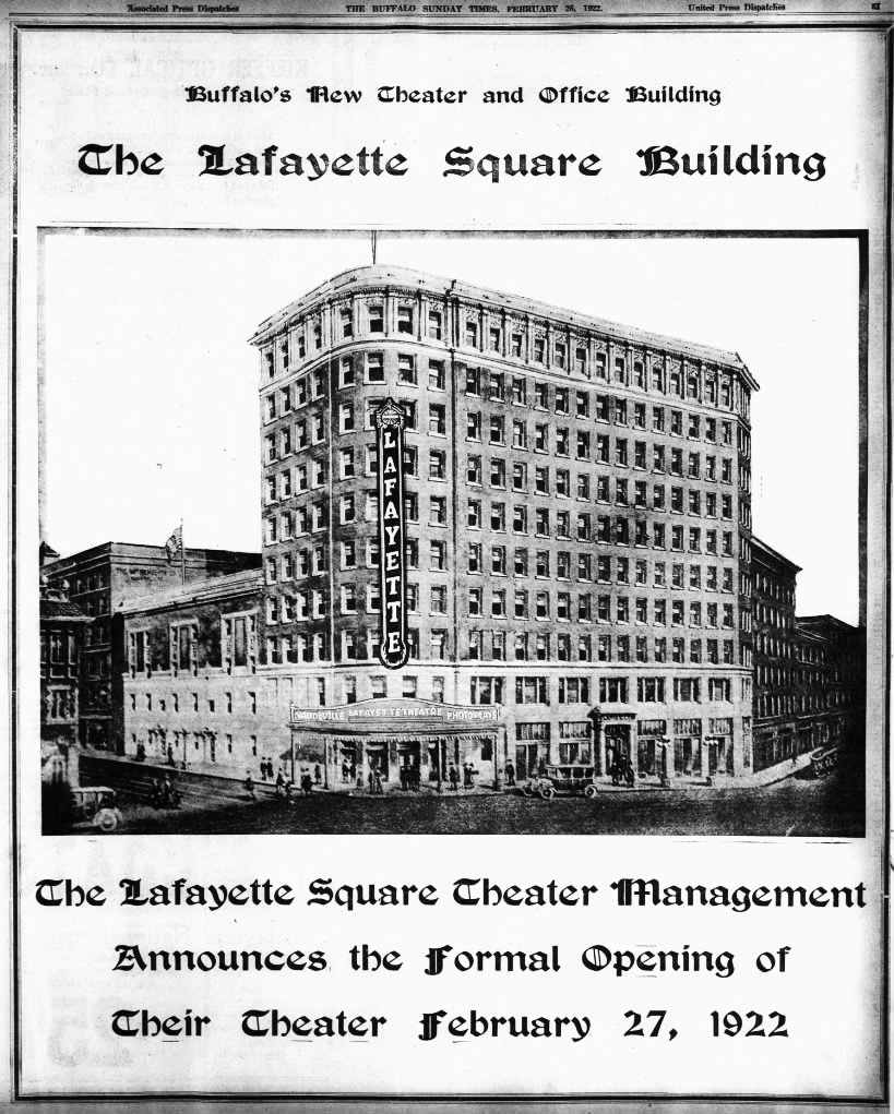 Lafayette Square Theatre building opening