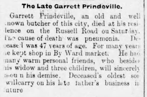 Obituary for Garrett Prindeville
