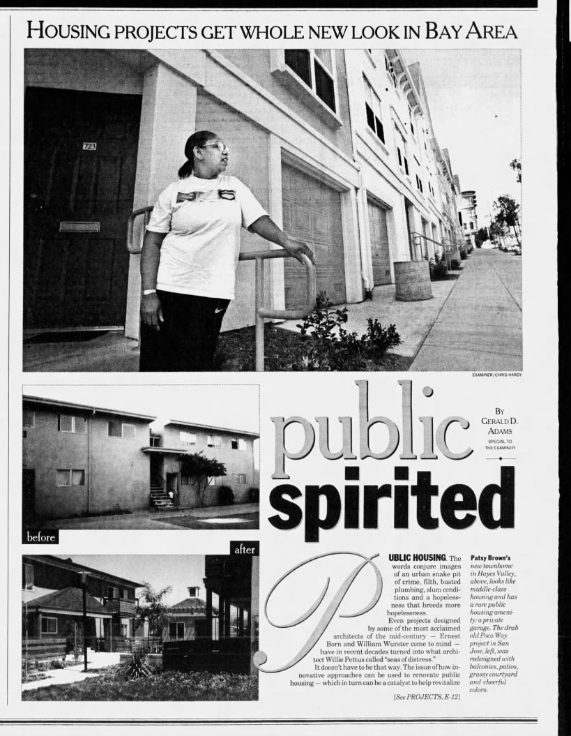 Housing Projects Get whole New Look in Bay Area Pt 1- SF Examiner May 10, 1998