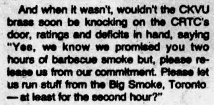 Big Smoke, Toronto (1977).