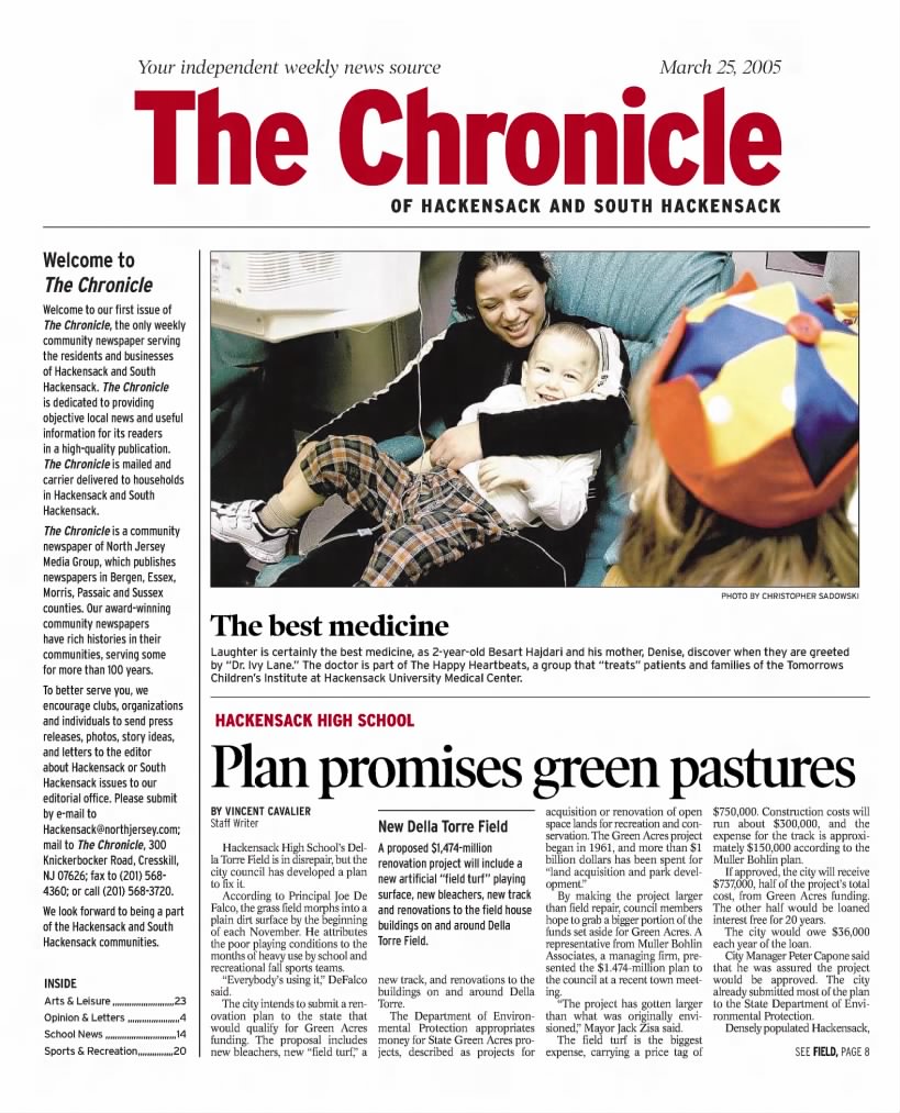 First issue of The Chronicle - 2005