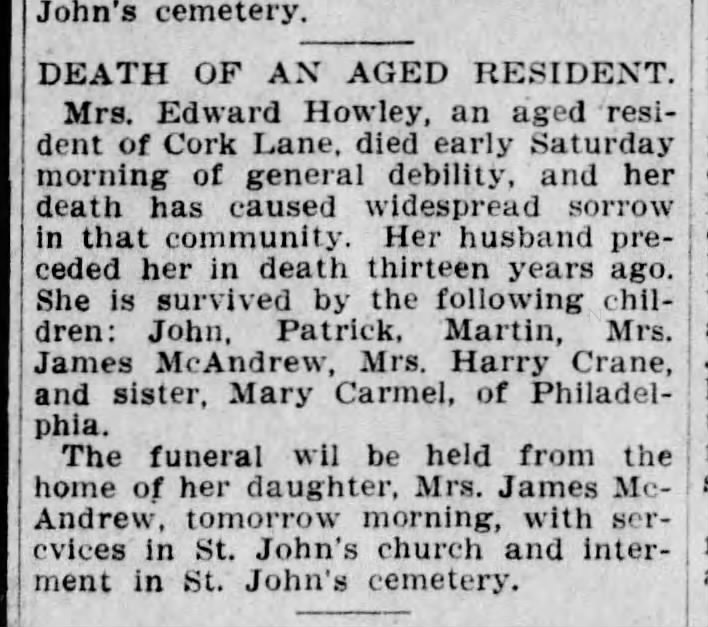 Woman in obituary identified by husband's name