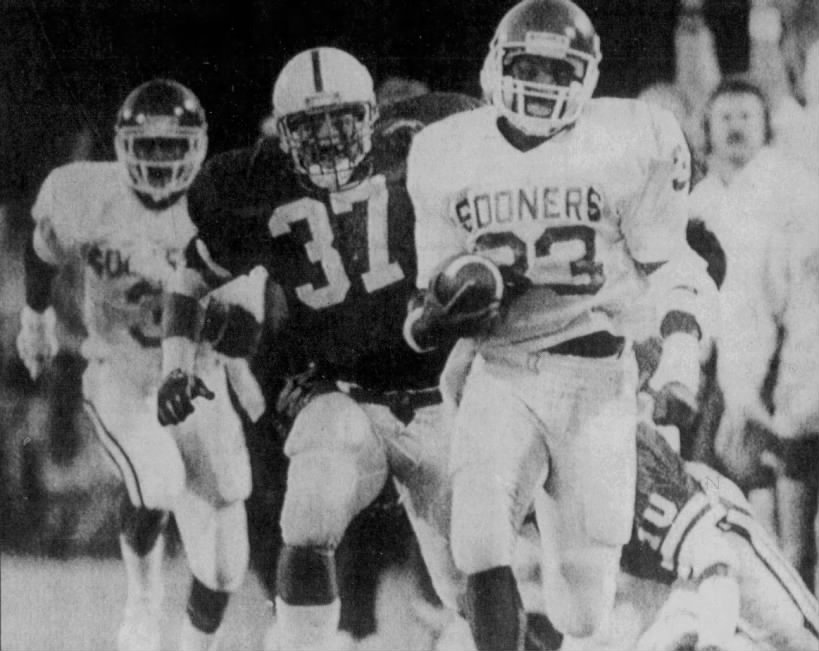 1987 Nebraska-Oklahoma football, Patrick Collins touchdown run