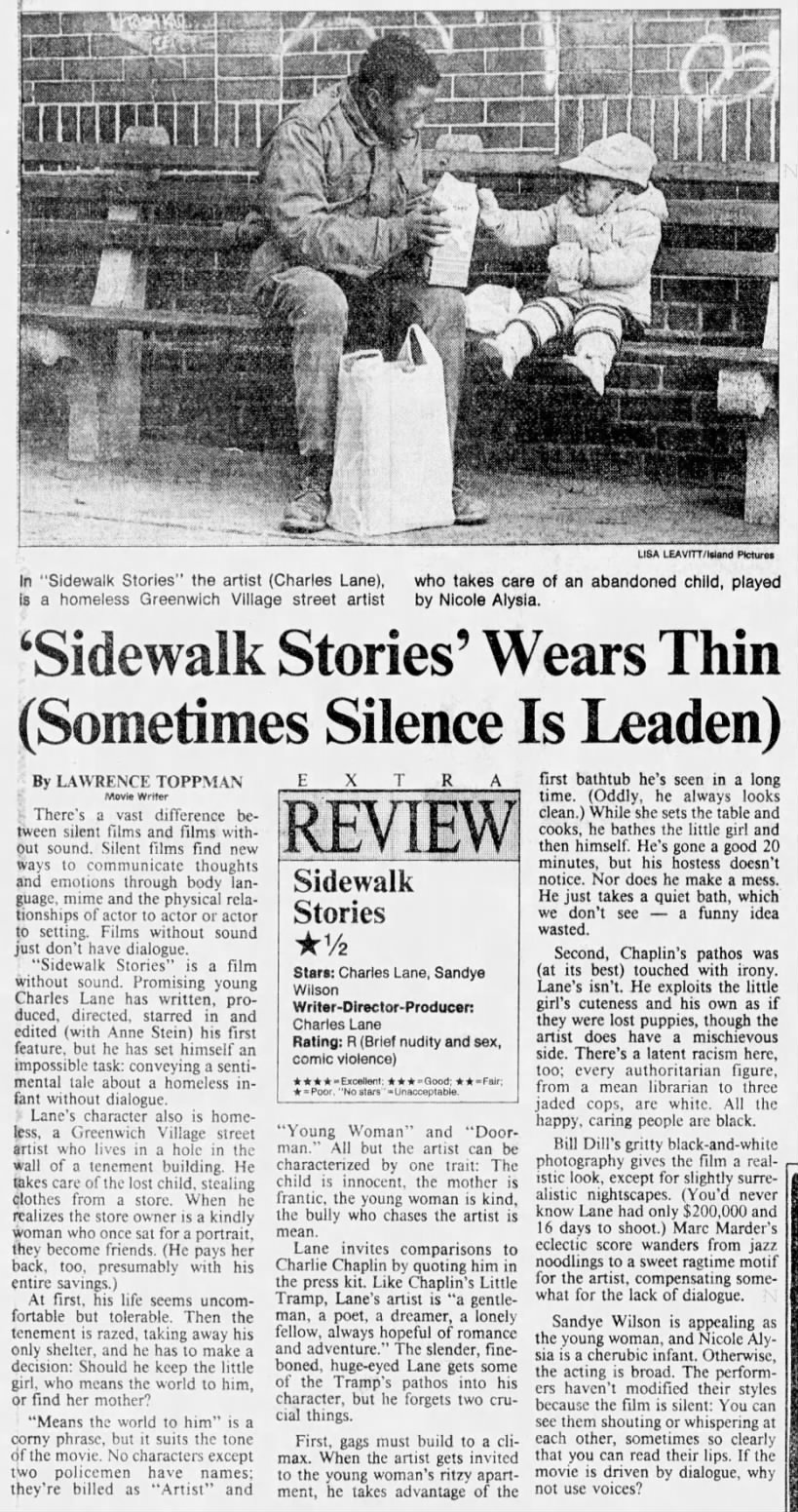 Sidewalk Stories*