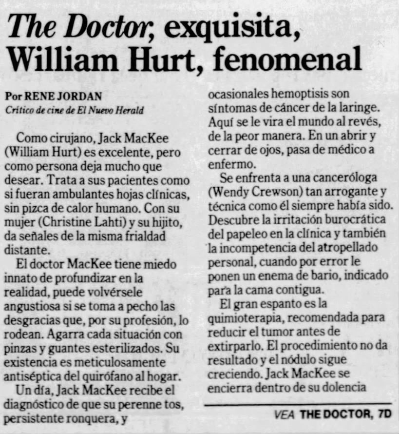 The Doctor (1/2)*