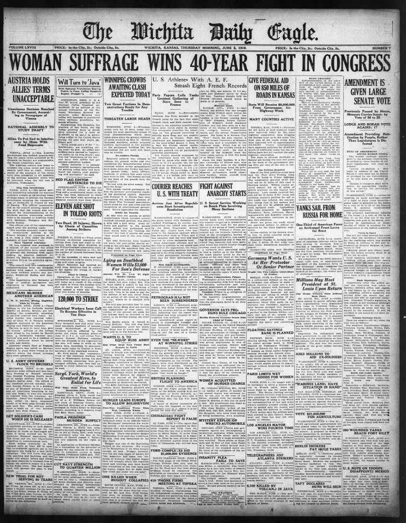 Suffrage wins 40-year fight in Congress