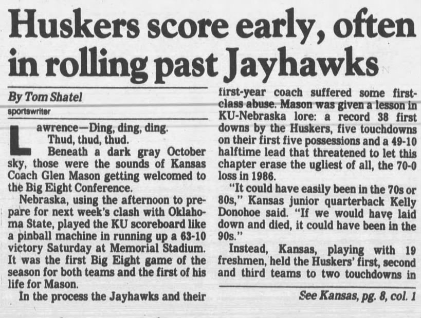 1988 Nebraska-Kansas KC1