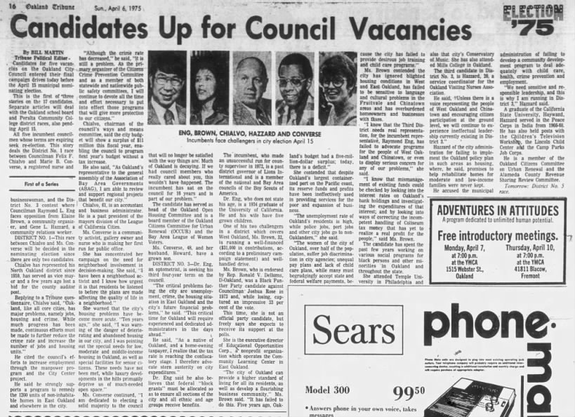 Candidates Up For Council Vacancies