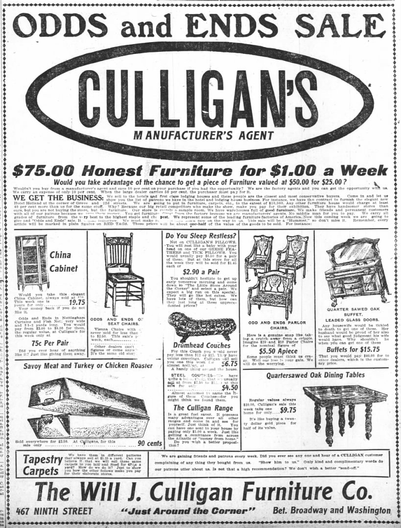 Will J. Culligan Furniture Co.