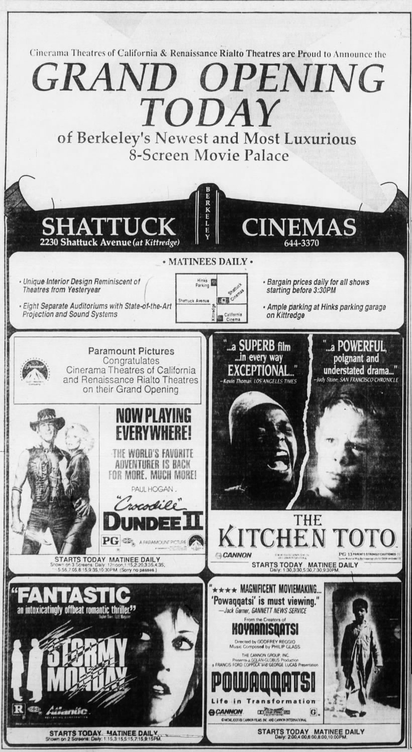 Shattuck Cinemas opening