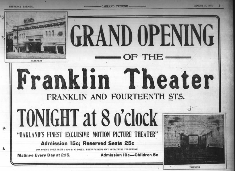 1914-Franklin Theater grand opening
