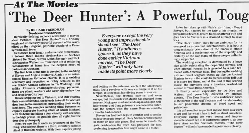 The Deer Hunter