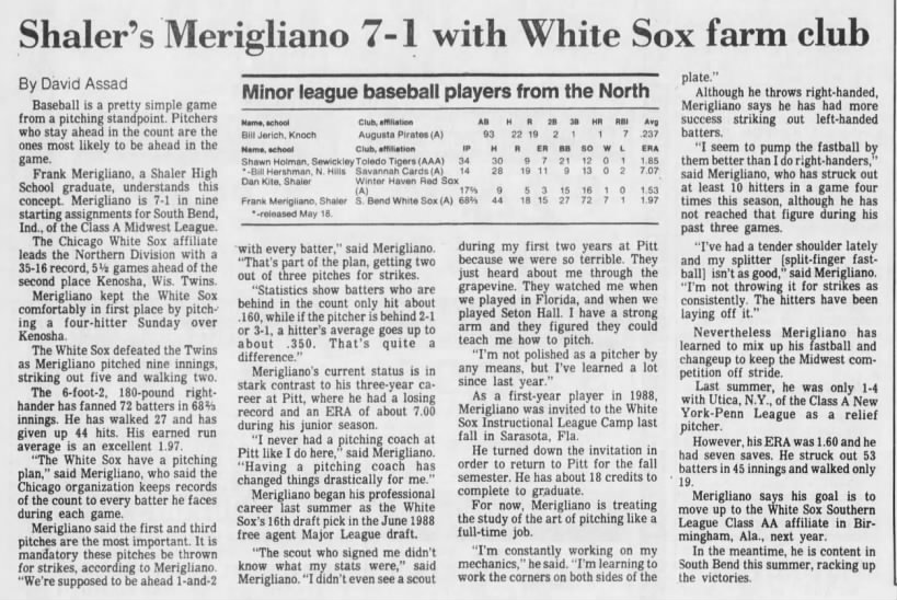 Frank Merigliano - June 8, 1989 - Greatest21Days.com