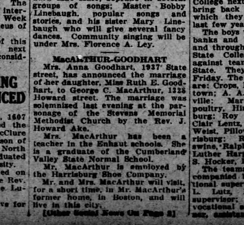 1923 June 9 Harrisburg Telegraph