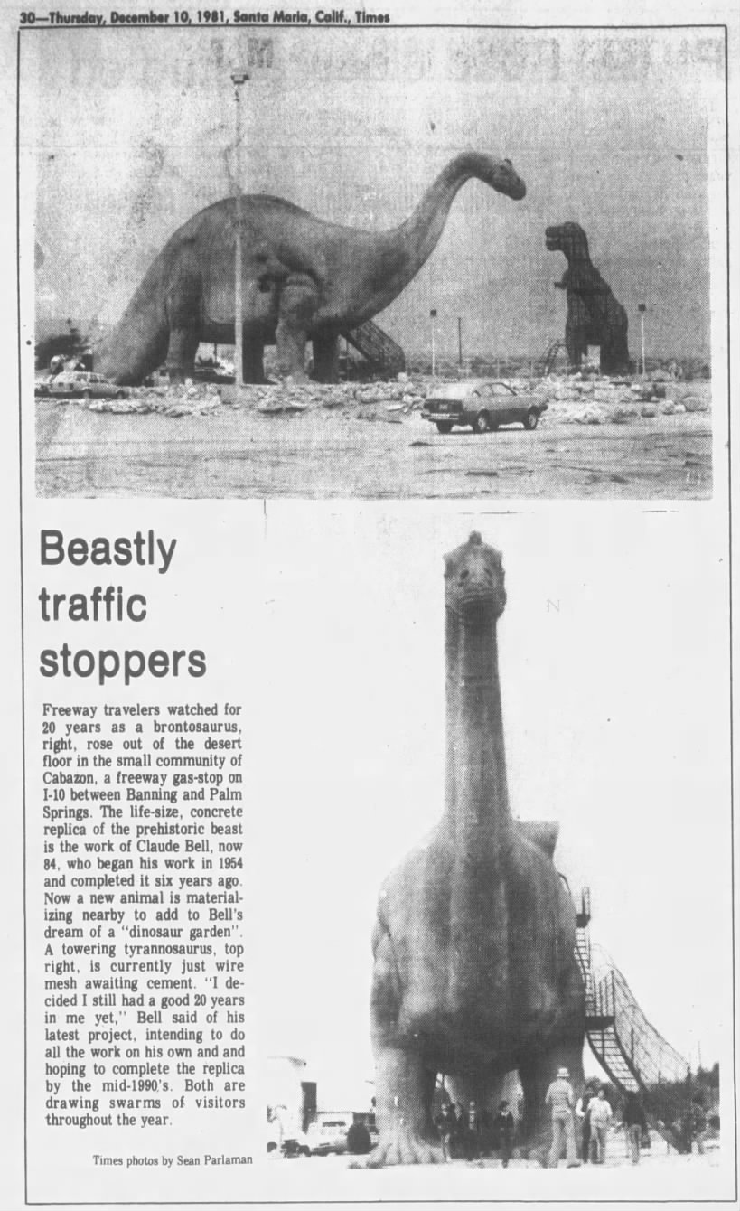 Beastly traffic stoppers