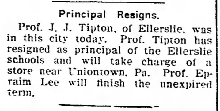 19060414 Principal resigns
