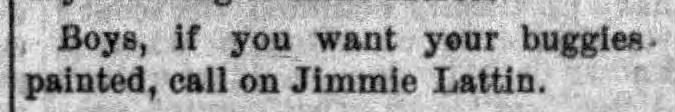 1886 Jimmie Lattin.