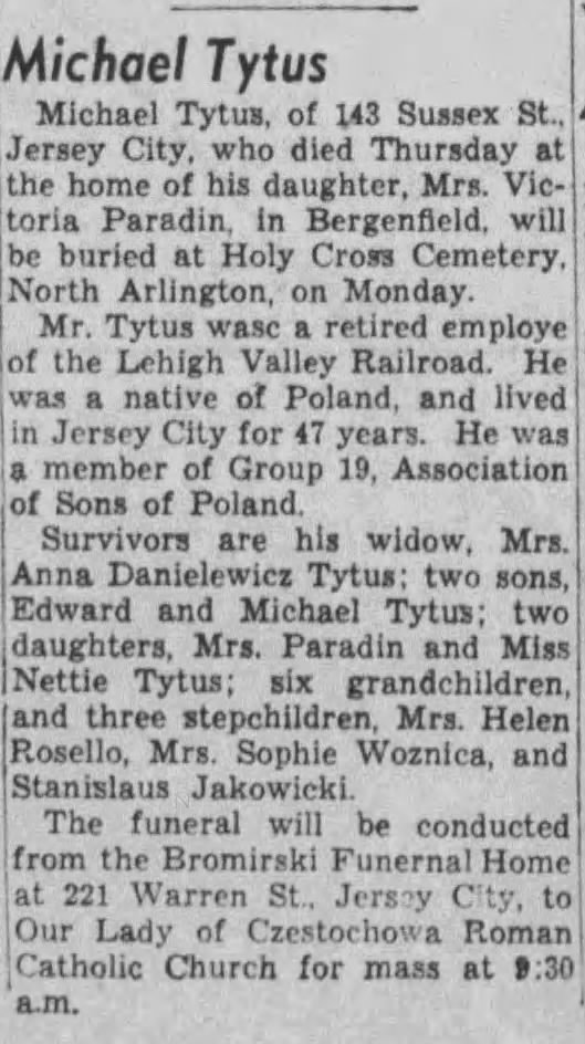 Michael Tytus Obituary
