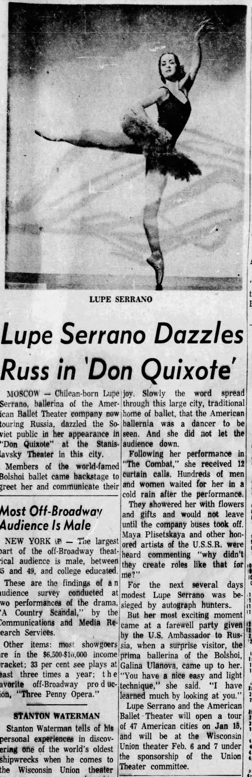 Lupe Serrano Dazzles Russ in 'Don Quixote'