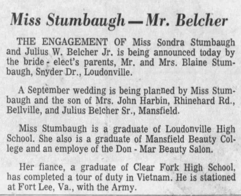 Engagement Stumbaugh-Belcher