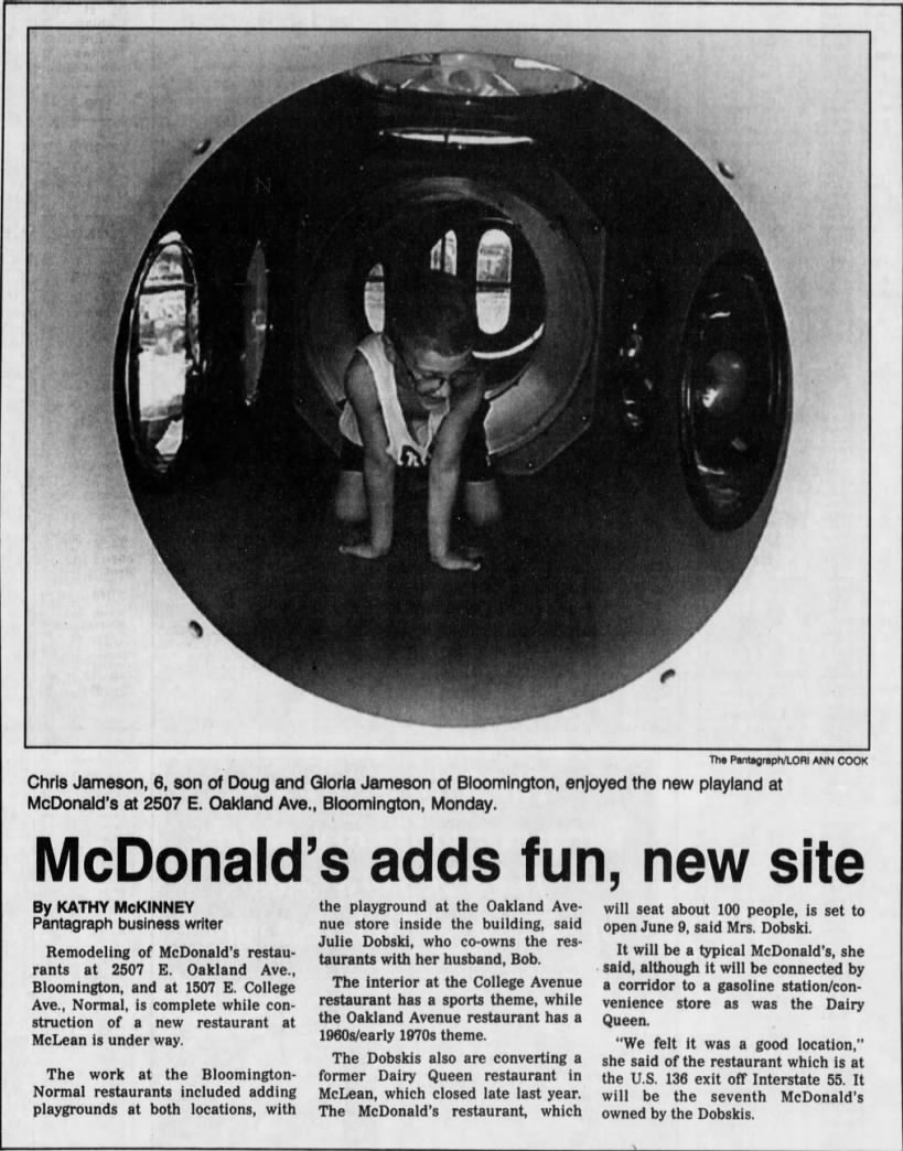 McDonald's adds fun, new site 5.24.1994