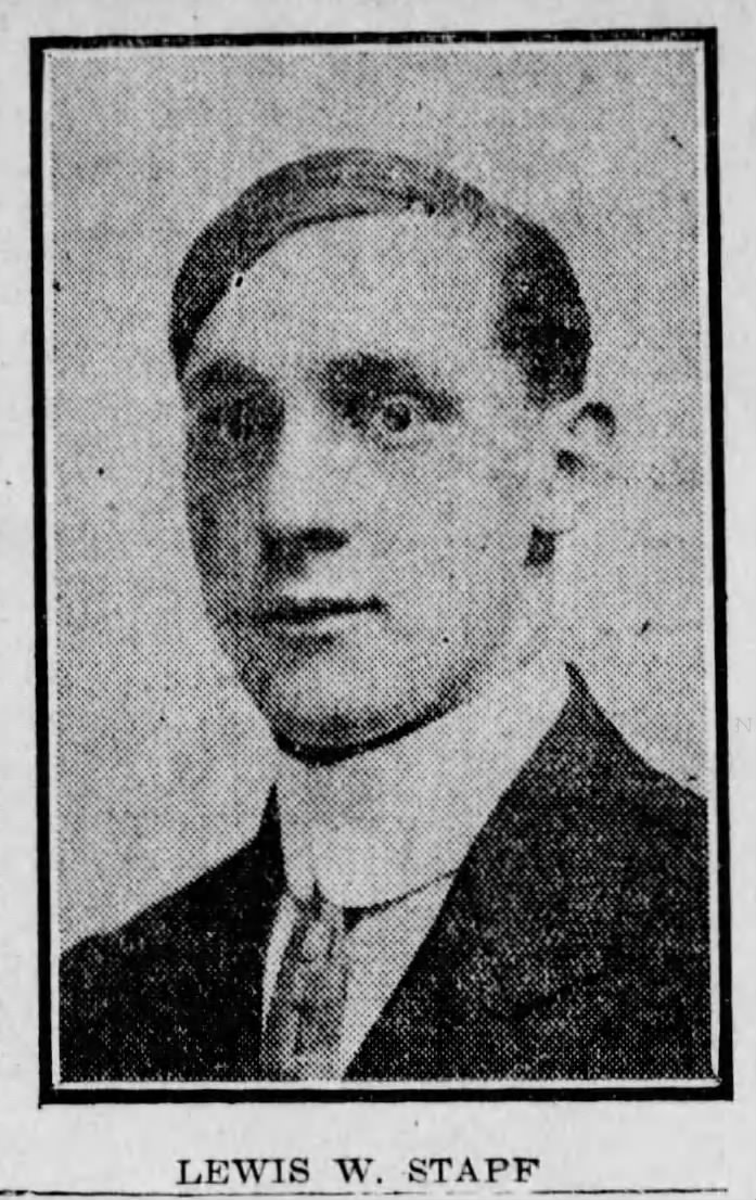 Lewis W Stapf 1913