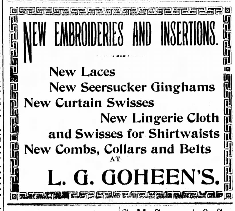 advertisement article dated 14 march 1907