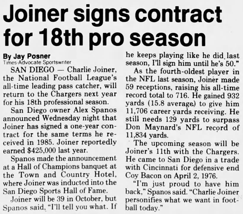 Final contract and SDHOF