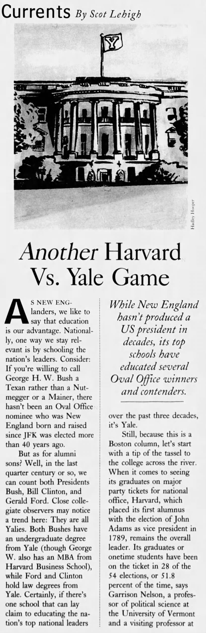 Another Harvard Vs. Yale Game