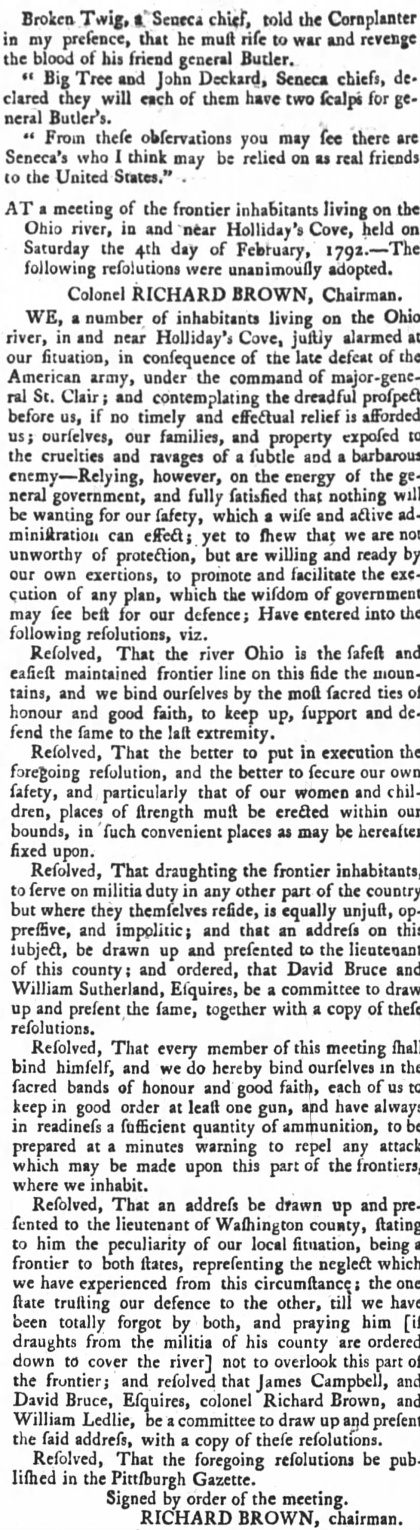 Part 2: the Cornplanter, Senecas, and more (1792)