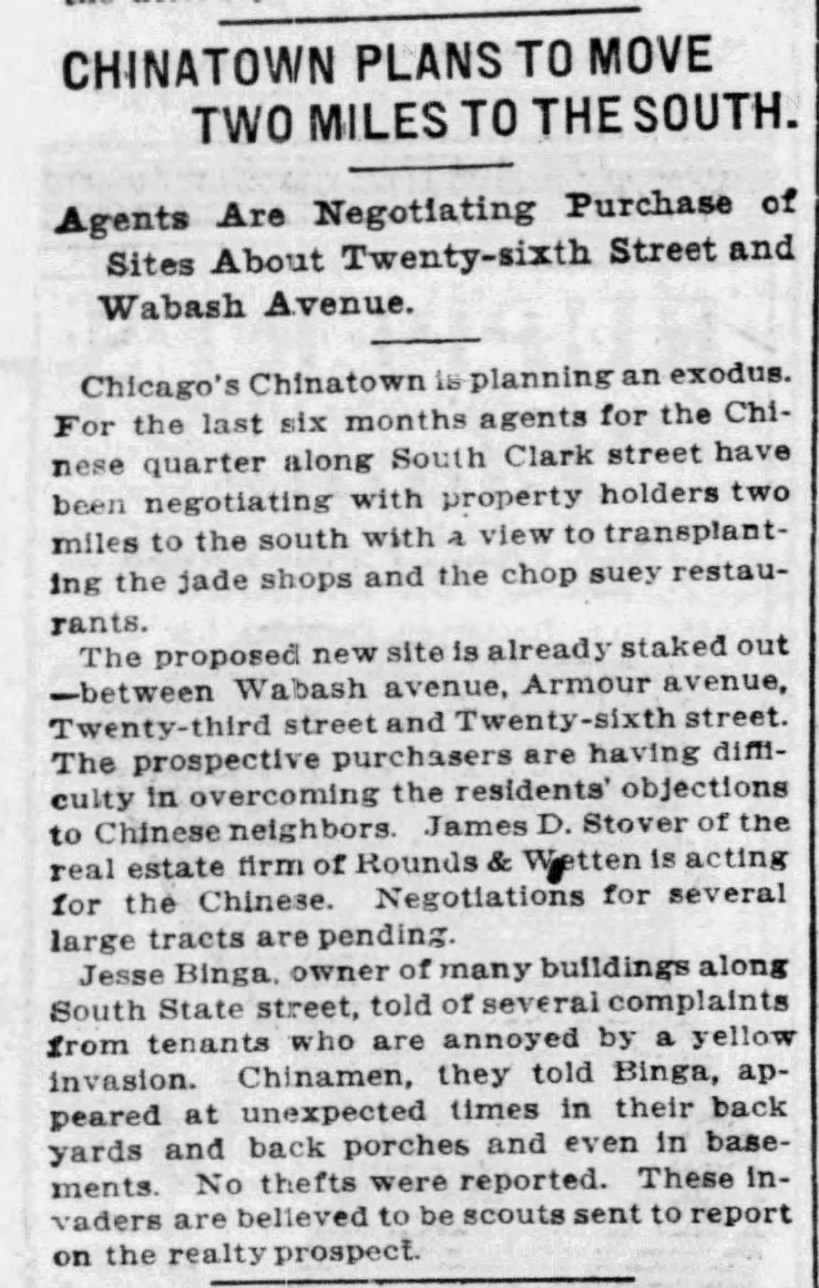 1911-11-24 Chinatown plans to move south
