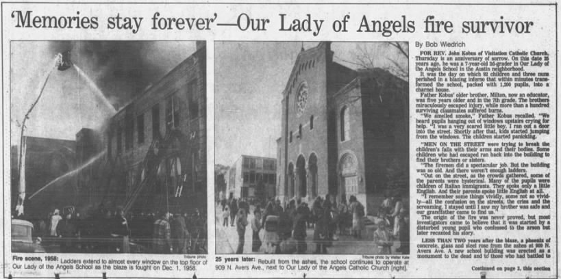 For [[Our Lady of the Angels School (Chicago)]]