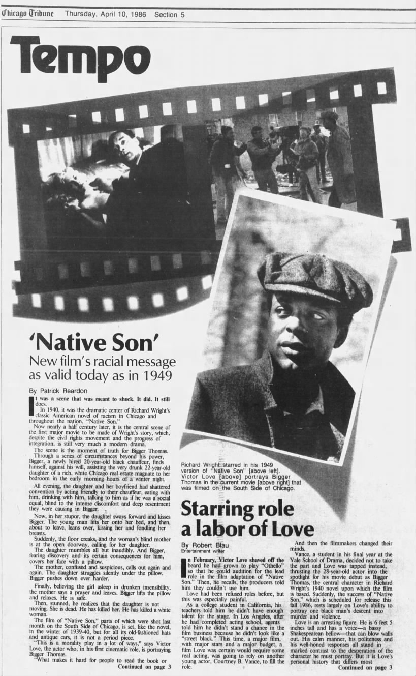 For the 1986 Native Son film