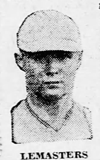 Lefty LeMasters, Pitcher, 1929 Decatur Commodores