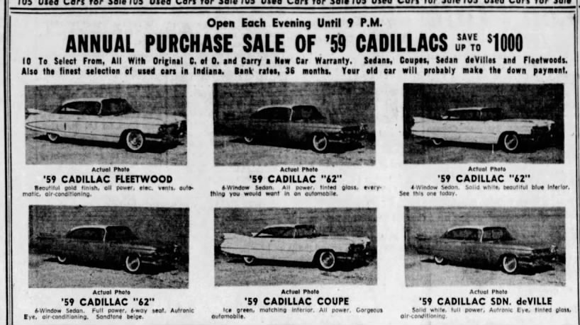 '59 Cadillac ad