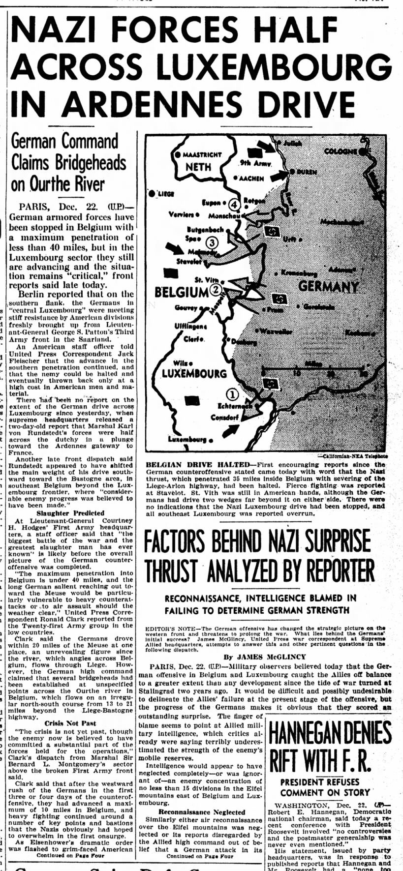 Battle of the Bulge headline