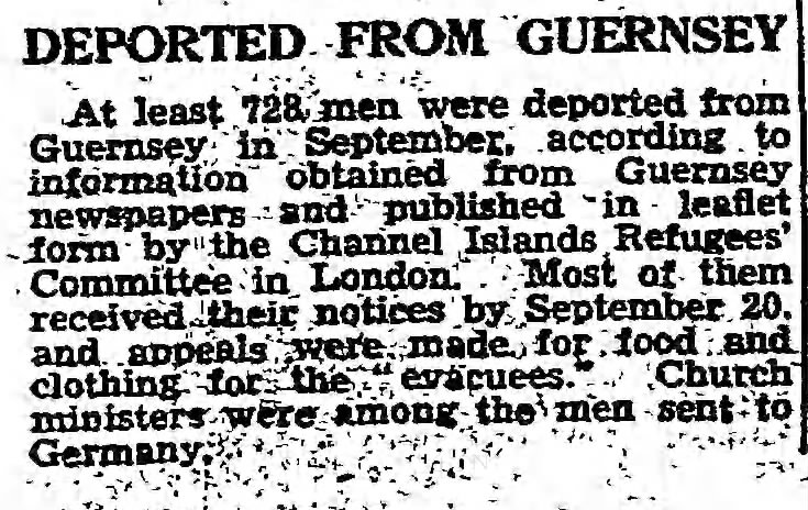 728 men reported as deported from Guernsey, 1942