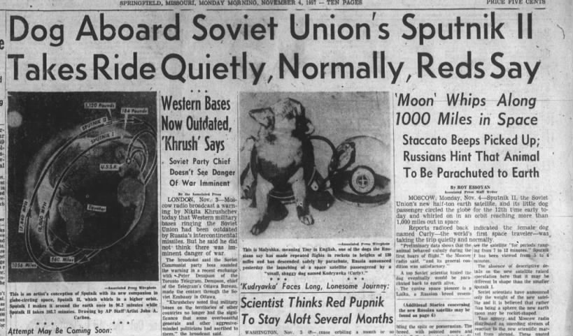 Sputnik 2 headlines