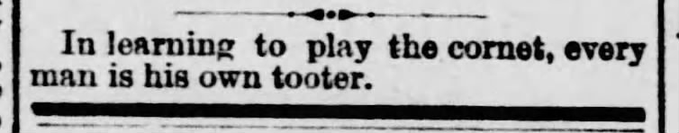 Joke: Tooter, 1883