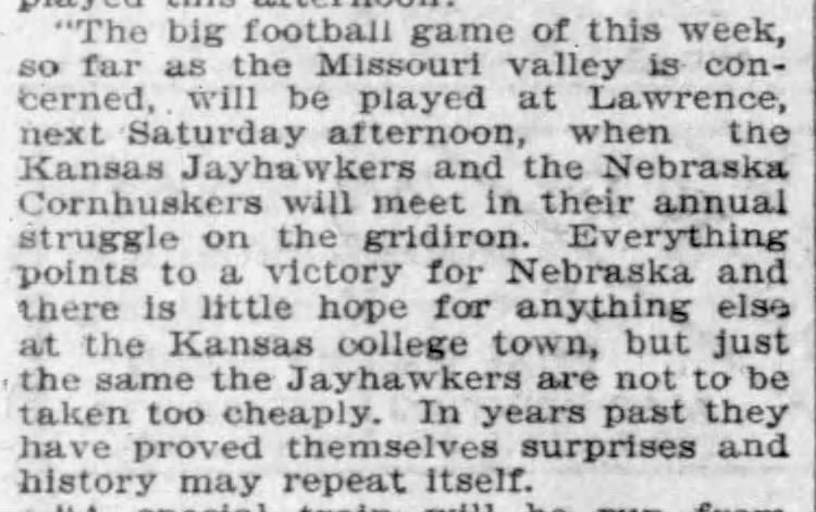 Nebraska football team called Cornhuskers